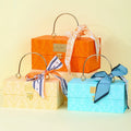 Wholesale Luxury Cardboard Paper Gift Packaging Boxes With Metal Handle Lock Folding Paper Secret Boxes for Perfume