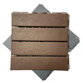 Patio and Deck Tiles Interlocking Decking Tiles Outdoor Floor Paver Garden Use