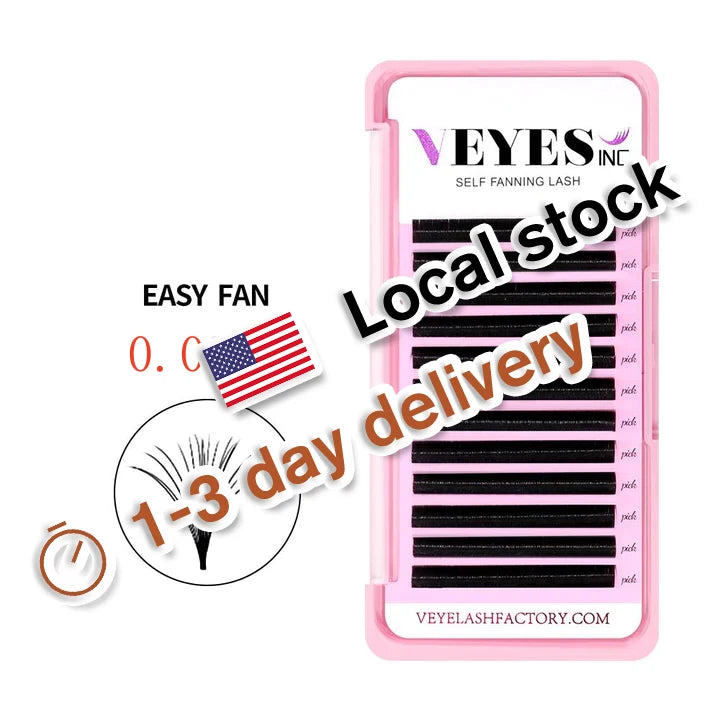 All Size Lashes Extensions Individual Lash Silk Faux Mink Custom Packaging Eyelash Extension