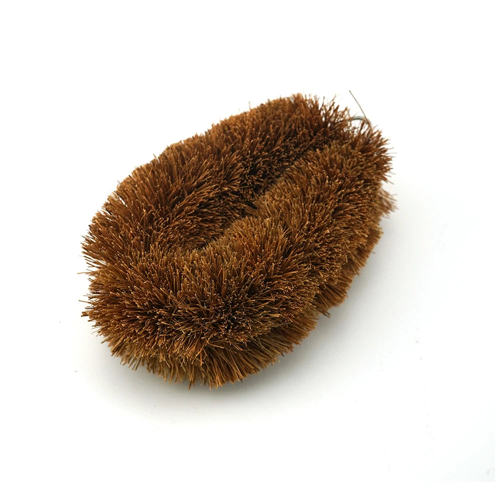 Wholesale ZOSO Eco-Friendly Round Coconut Fiber Bristles Head Cleaning Brush From Zhejiang for Kitchen Use