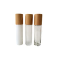 Ready Stock Clear/Translucent/Opaque White Glass Roll on Bottle 10ml Frosted Glass Vials with Steel Roller for Perfume Oils