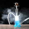 Free Shipping Indian Hookah Change Color Smoke Hookah Shisha with Led Light Glass Hookah Shisha Smoking Bottle