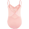 Children Camisole Cotton Ballet Leotards Girls Low Back Mesh Splice Dance Leotard