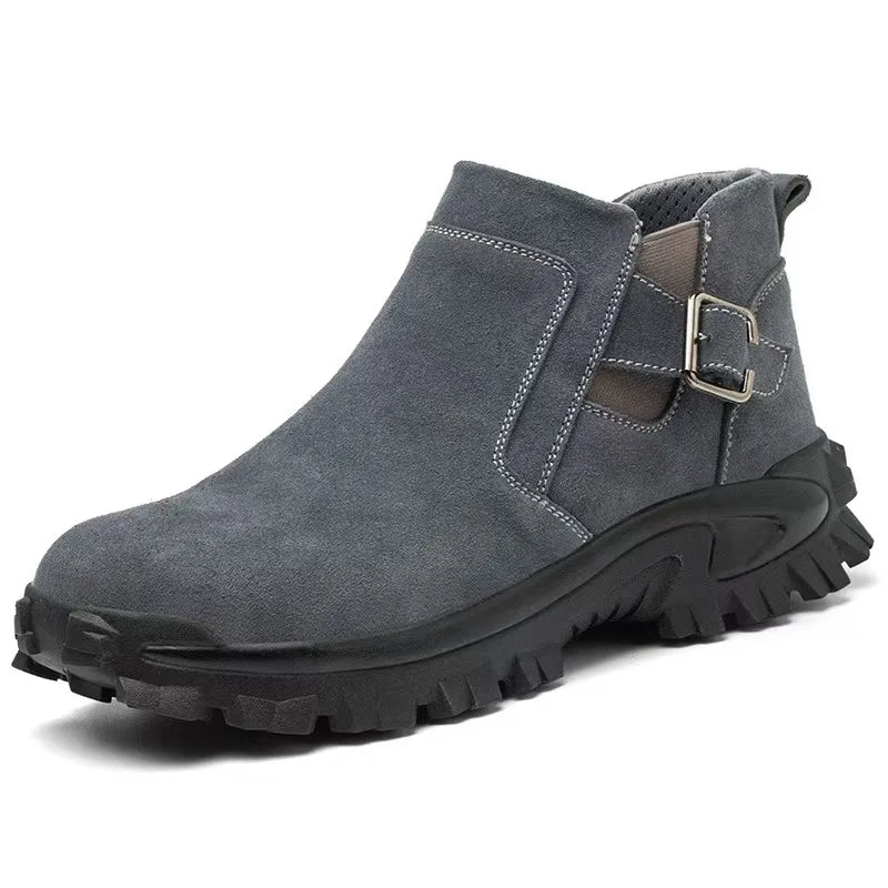 DEBONSAPT Light Weight Custom Work Safety Shoes Steel Toe Cap Upper Stretch Fabric Rubber Outsole Winter Summer Autumn