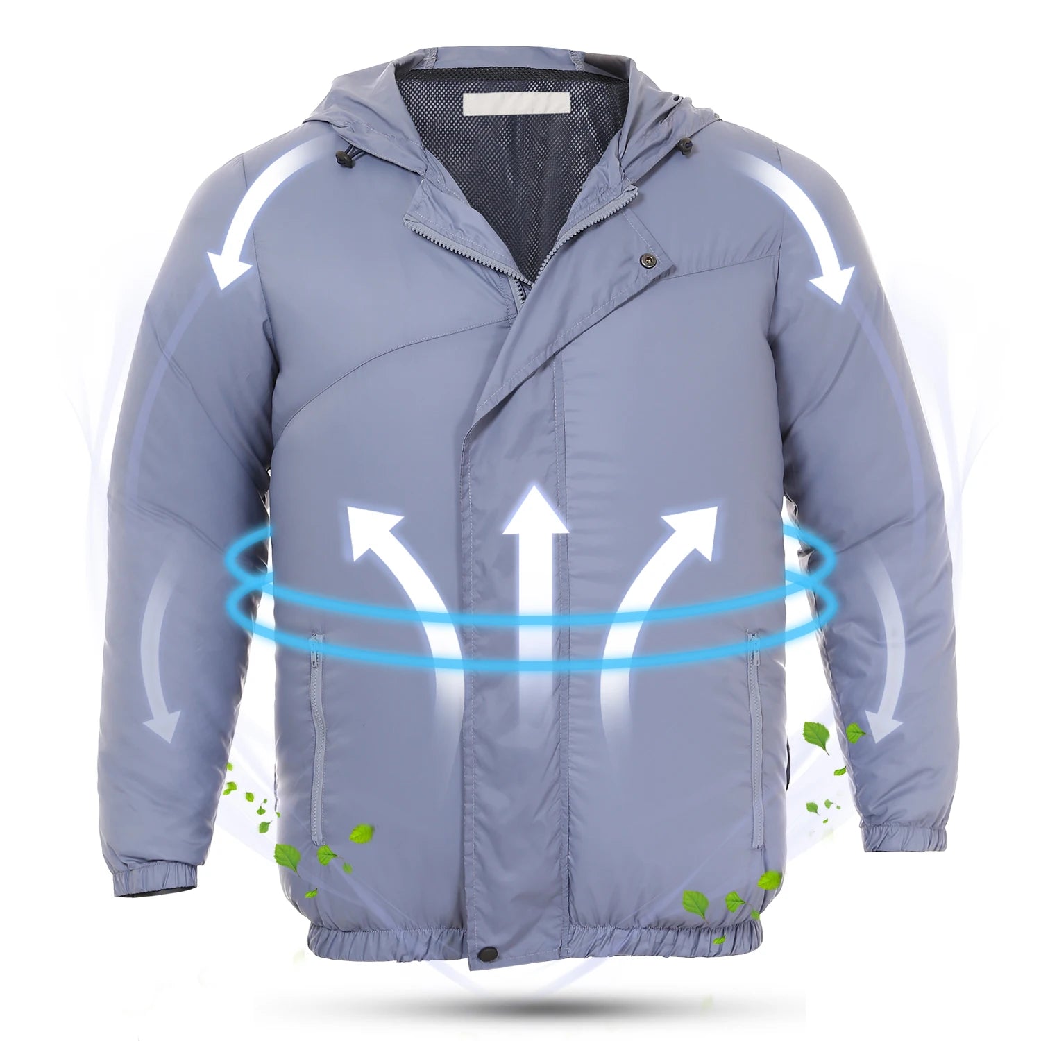 VINMORI  Clothing UPF+30 Thin Overalls USB Power Supply Waterproof UV protection Measures Sweat Dry air Conditioned Clothing