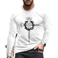 Customized Digital Printing Printed Casual Long Sleeve Men's Business Shirt 100% Polyester Anti-Wrinkle Breathable
