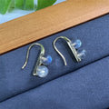 2026 New Design Fashion 18K Gold Plated Drop Earrings Natural Gemstones Round Ball Shape Labradorite Jewelry for Women Earrings