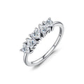 Sweet Cute Heart Shaped Rings Sterling Silver 925 Jewelry Wholesale love Heart Cubic Zirconia CZ Ring