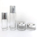 Fast Ship Customized 50ml 100ml Borosilicate Glass Bottle with Screen Printing for Lotion Skincare Packaging Doully Brand