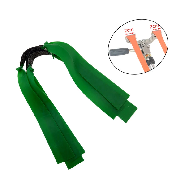 Professional Flat Rubber Band High Elasticity Durable Outdoor Slingshot Catapult Accessories