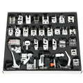 32Pcs Sewing Foot Set for Low Shank Sewing Machine Use Professional Sewing Machine Parts Supply