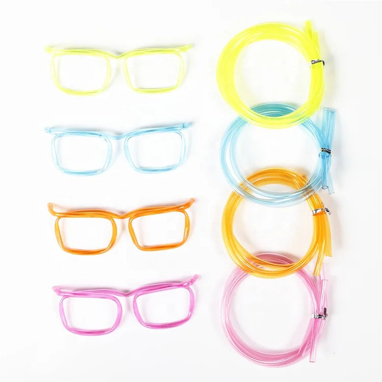 Crazy Summer Factory Wholesale Eyeglasses Frames Pipe  Drinking Straws