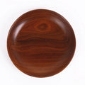 Creative Hot Sell Handmade Round 11cm Acacia Wood Eco-Friendly Dessert Dish-Japandi Style 100pcs MOQ