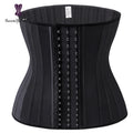 China Suppliers Stainless Steel Boned Latexxx Corset Chest Binder Fajas Modeladoras Waist Trainer for Women With Private Label