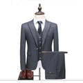The Three Pieces of Vertical Stripe Men's Formal Business Suit