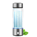 YenvQee 450ML 7W Portable Rechargeable Rich Hydrogen Water Generator BottleWater Electrolysis Ionizer Pure H2 Water Bottle