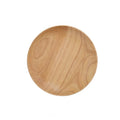 Classical Hot Sell Handmade 12.5cm Round  Rubber Wood  Dessert Dish
