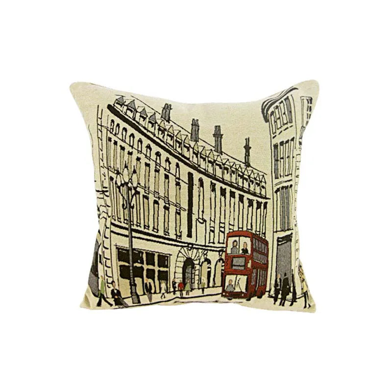 Custom Factory Price Eco-Friendly Jacquard Woven Breathable Washable Throw Pillow Cushion 18x18in/16x16in