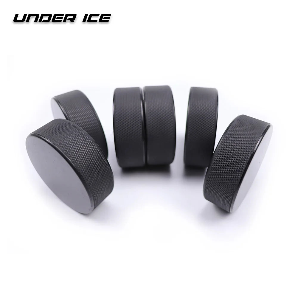 Professional Ice Hockey Puck Underice H-P005 Custom Logo Printing Rubber 155-165g Promotional Gift