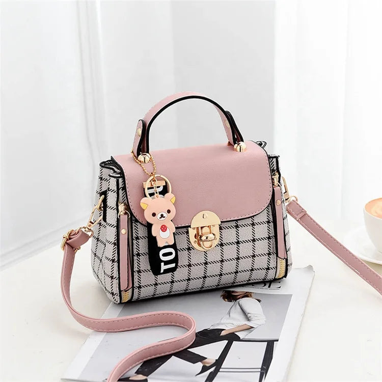 Branded Women Shoulder Pu Leather Ladies Bags Handbag Tote