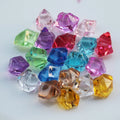 Plastic Transparent Vase Decorative Stone Rock Acrylic Gem Stone FishBowl Home Wedding Decoration