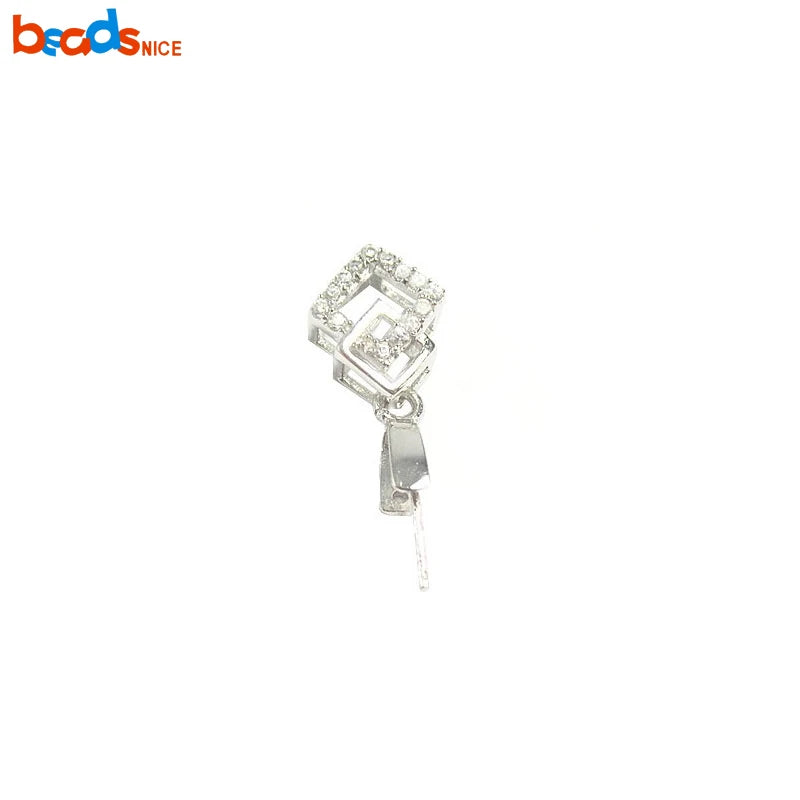 Beadsnice ID 25885 0.7mm Rough 925 Silver Pendant Clip with ZC Wholesale Jewelry Findings Suppliers