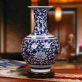 High Quality Blue and White Chinese Antique Porcelain Large Flower Ceramic Vases for Indoor and Collection