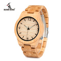 Full Wood OEM Low MOQ Accepted Men Wood Watch Bamboo