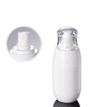 Fuyun Low MOQ 1pcs New 50ml PETG Plastic Cosmetic Packaging White Pump Spray Bottle for Shampoo Lotion Easy Open End Screen