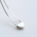 Wholesale Fashion Jewelry Heart Pendant 925 Sterling Silver Necklaces for Women Jewelry 2019