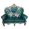 High Quality Color Customized Solid Wood 2-Seater Wedding Decoration Fancy Royal Furniture Sofa Set for Hotel Apartment Villa
