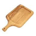 Creative Hot Sell Handmade Zebra Wood Pastry Bread Board with Handle Plant Oil Finish 38x21.5x2cm Simple Modern Design