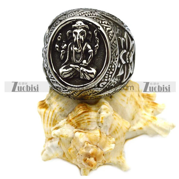 Ppunk Style Mens Ring Jewelry Stainless Steel Male Skull Ring