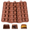 3Pcs/Set Non-stick Silicone Chocolate Mold 3d Shape Chocolate Baking Tools
