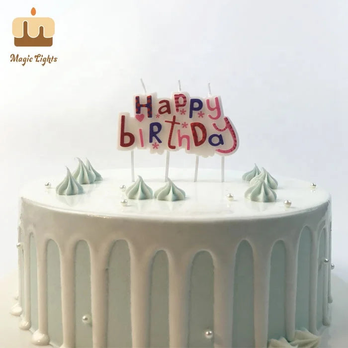 Decorative Big Letter Birthday Cake Candles for Babies