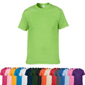 Blank O-neck White T-shirt Top Quality Sport Gym 100% Cotton for Man Casual Woven Short Blank Tshirts Regular Fit Knitted