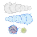 12 pack Reusable Silicone Stretch Lids Durable and Expandable to Fit Various Sizes and Shapes of Containers
