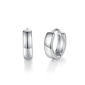 LUOTEEMI Hoop Earring Women Jewelry Simple Round Gold Plated Huggie Earring Hoop Clip on Hoop Earrings