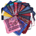 Men Print Pocket Square Paisley Floral Dot Plaid Pocket Handkerchief for Suit Pocket Towel Accessories