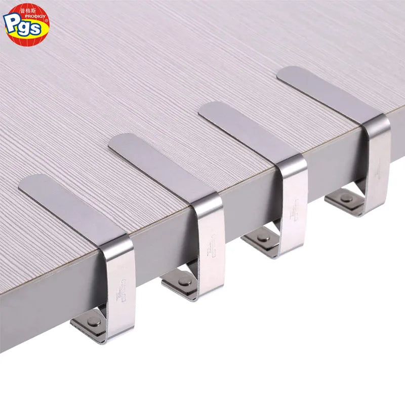 Prodigy Decorative Stainless Steel Small PVC Tablecloth Clamp Metal Clips for Household Sundries and Clothes