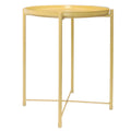 Iron Balcony Small Coffee Table Small Round Multi-function Round Table for Sofa Side Living Room