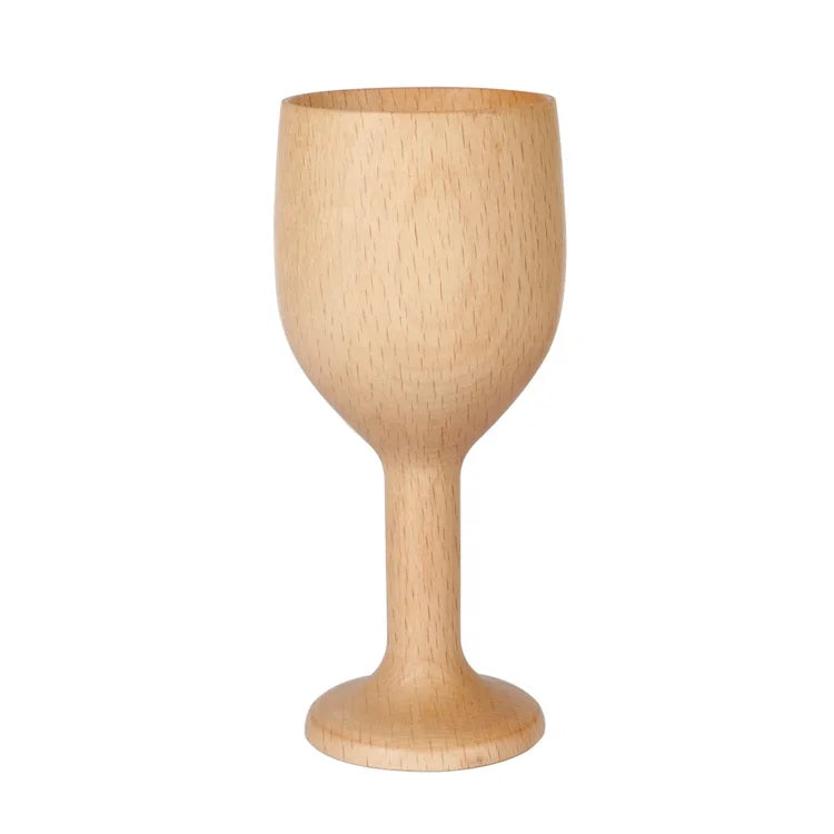 New Exquisite Handcraft Natural Beech Wood Mug 100ml Dishwasher Safe Classic Style