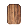 Creative Hot Sell Handmade Eco-Friendly European Style Octagonal 30cm Acacia Wood Dessert Dish with Natural Plant Oil Surface