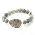 Women Elastic Energy Bracelet 10mm Gemstone Natural Stone Bracelet Fashion Popular Beautiful Jewelry