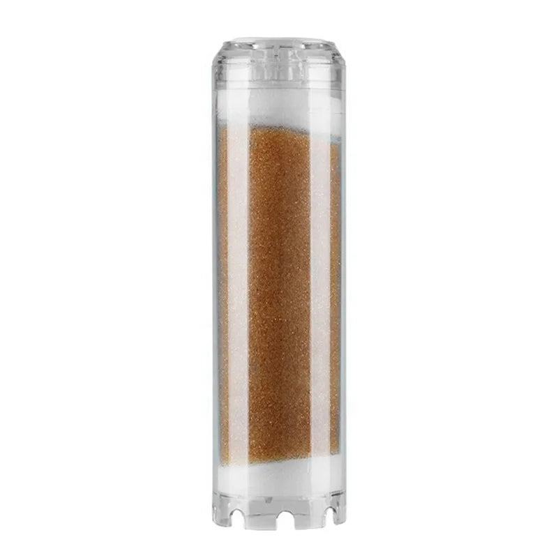 Yenvqee Refillable Reverse Osmosis Aquarium Fish Tank Water Softener 10 Inch Clear Plastic Resin Housing Filter Cartridge