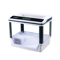 Fish Treasure Turtle tank Aquarium with a Balcony Shell Box LED Lights Water Cycle Digital