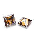 Starsgem Wholesale Loose Moissanites Synthetic Princess Cut Champagne  Moissanite