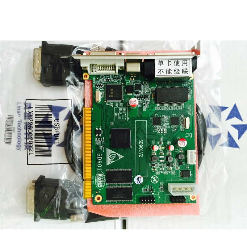 Best Price Linsn TS802D Full Color LED Display Controller Card SDK Function IP65 Rated 18-Bit Color Depth for Video Wall