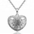 Wholesale Latest Classic Silver Heart Shape Musical Bola Pendant for Women