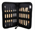 14pcs Ceramic Art Sculpture Set Wooden Pottery Tools Metal Clay Painting Tools Stainless Steel Blades Aluminium Modelling